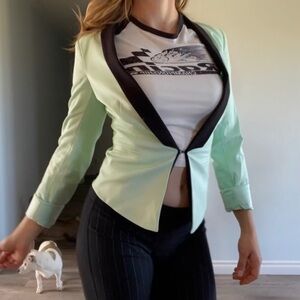 Bardot mint green blazer